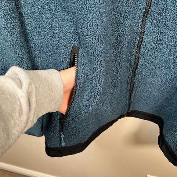 Under Armour Mens Mission Boucle Sherpa Swacket Jacket Size XL UA Full Zip Blue - Picture 8 of 11